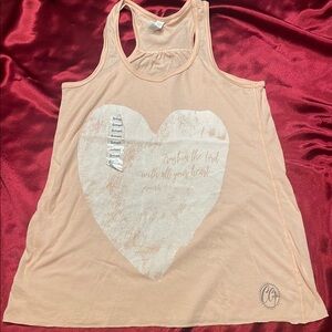🌮 Tank Top with Heart Design proverbs 3:5 small